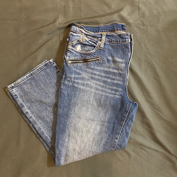 ***3/$45***Rock & Republic Cropped/Capri Jeans Size 18 EUC - Picture 1 of 3
